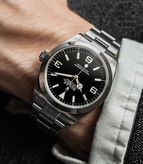 rolex explorer face size|Rolex explorer 36mm thickness.